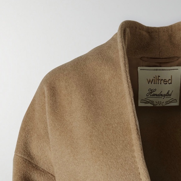 Aritzia Wilfred Raffles Coat - Cocoa Sand color - Picture 4 of 6